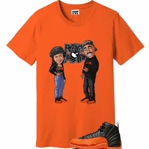 Unisex Shirt to match the Jordan 12 Brilliant Orange, Martin Love Orange Tees, 12 Brilliant Orange Outfit, Trending Shirts, Top Tshirt