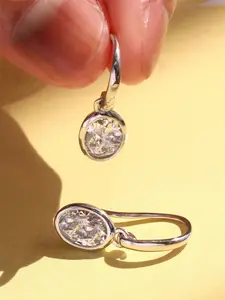 1 Pair Pretty Cubic Zirconia Drop Earrings For Women For Wedding Engagement Anniversary Jewelry Valentine's Day Gift