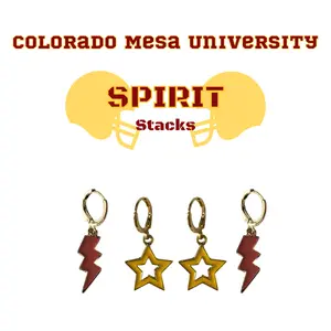 Maverick Spirit  Earring Stack for Colorado Mesa Gameday