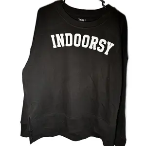 Comfortable “Indoorsy” funny/sarcastic crewneck sweatshirt unisex