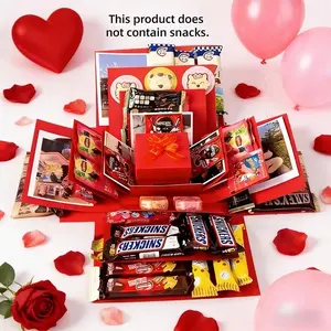 Five-Layer Birthday Surprise Gift Box, Explosive Snack Box, Creative Holiday Gifts, Party Decorations, Daily Use Festival Items