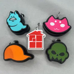 Alpha Kids Homestuck-Inspired Mechanical Keyboard Fidget Clicker Keychains | Set of 5 | Sburb Alpha, Jane, Roxy, Dirk, Jake