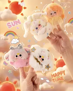 QIQI-Weather Guide Plush Box Bunny Plush Dolls，Soft Furry Collectibles，Stuffed Animal