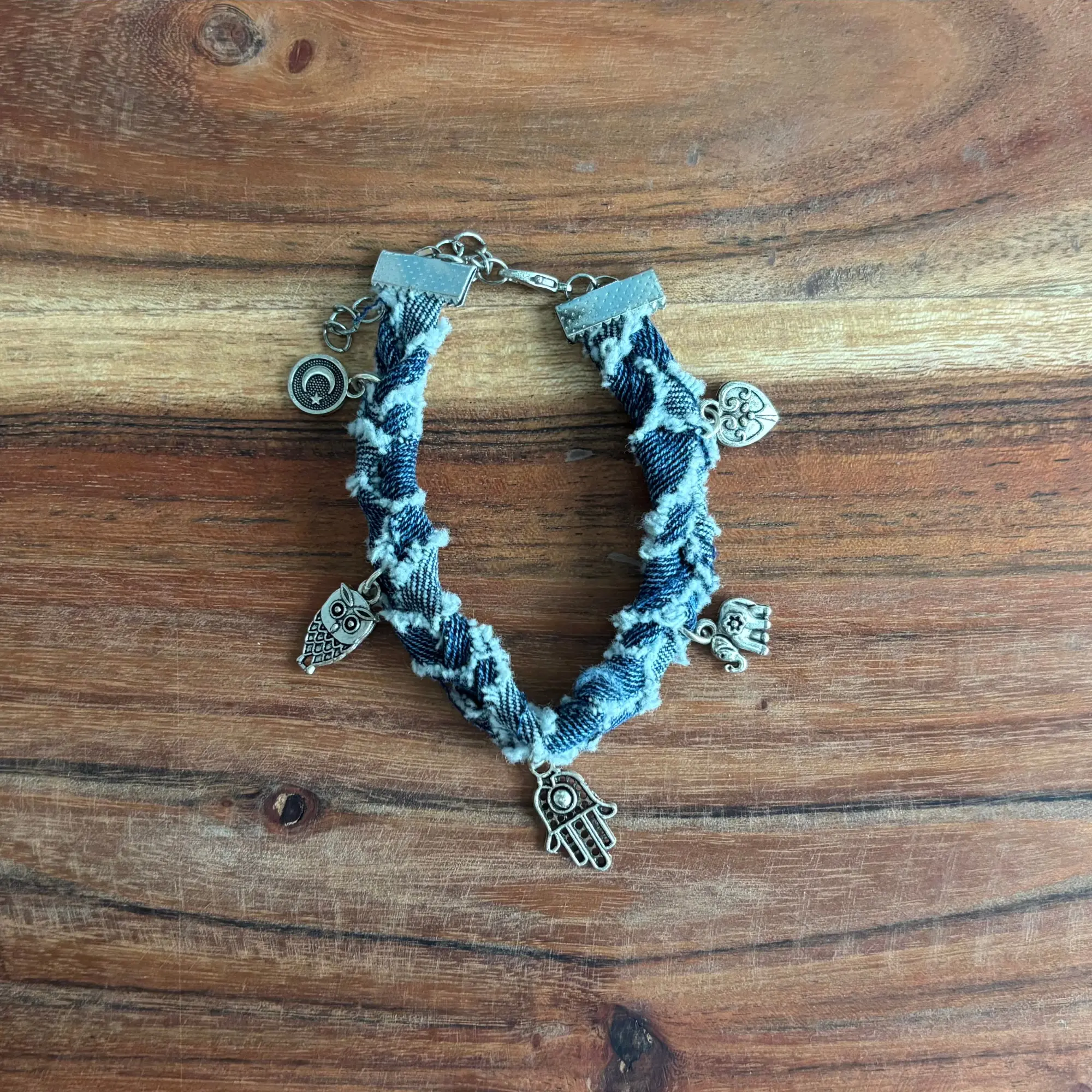 Homegrown Fabric Charm Bracelet