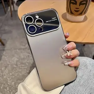 Christ Bible Verse Philippians 413 Pattern AG Matte Glass phone case for iPhone 16ProMax 15 14 13 12 Plus cases camera full protector fashion high quality design fingerprint resistant gift electroplate anti drop durable urban sophisticated phone case