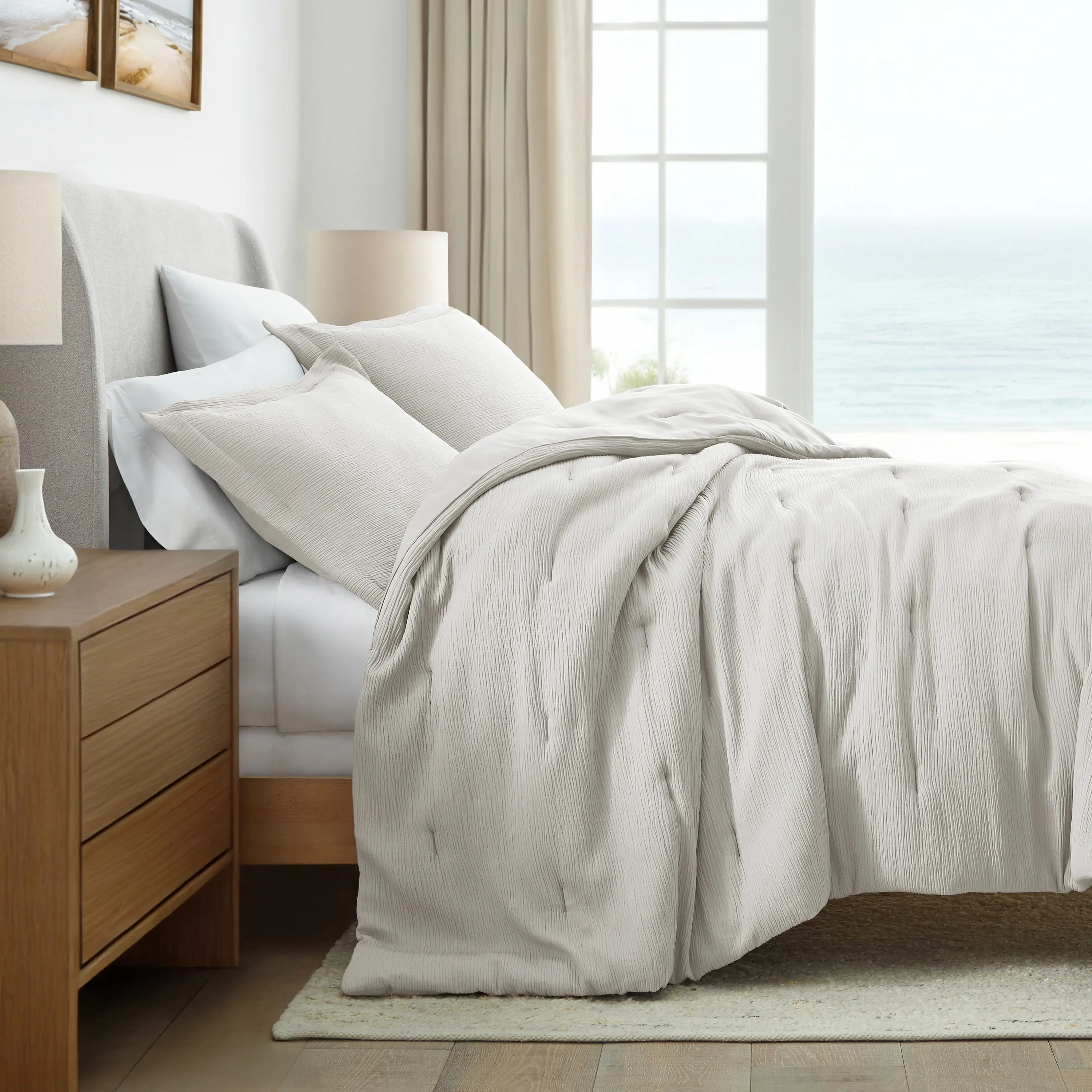 Cloud Weave Textured Down-Alternative Comforter Set