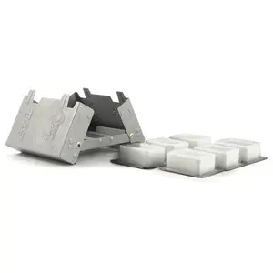 Pocket Stove Small with Fuel, 6 pc X 14g