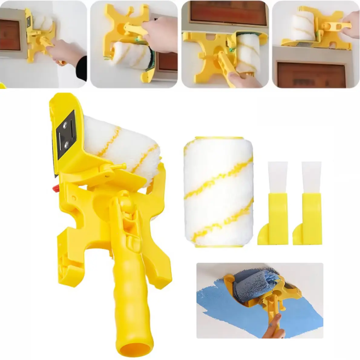 Multifunction Paint Brush Roller Corner Brushes Set Household Use Wall Decorative Professional DIY Painting Brush Handle Tool