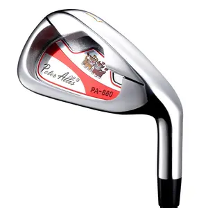 Direct from the manufacturer: Peter Allis golf clubs, men's 7-iron, women's 7-iron, practice clubs
