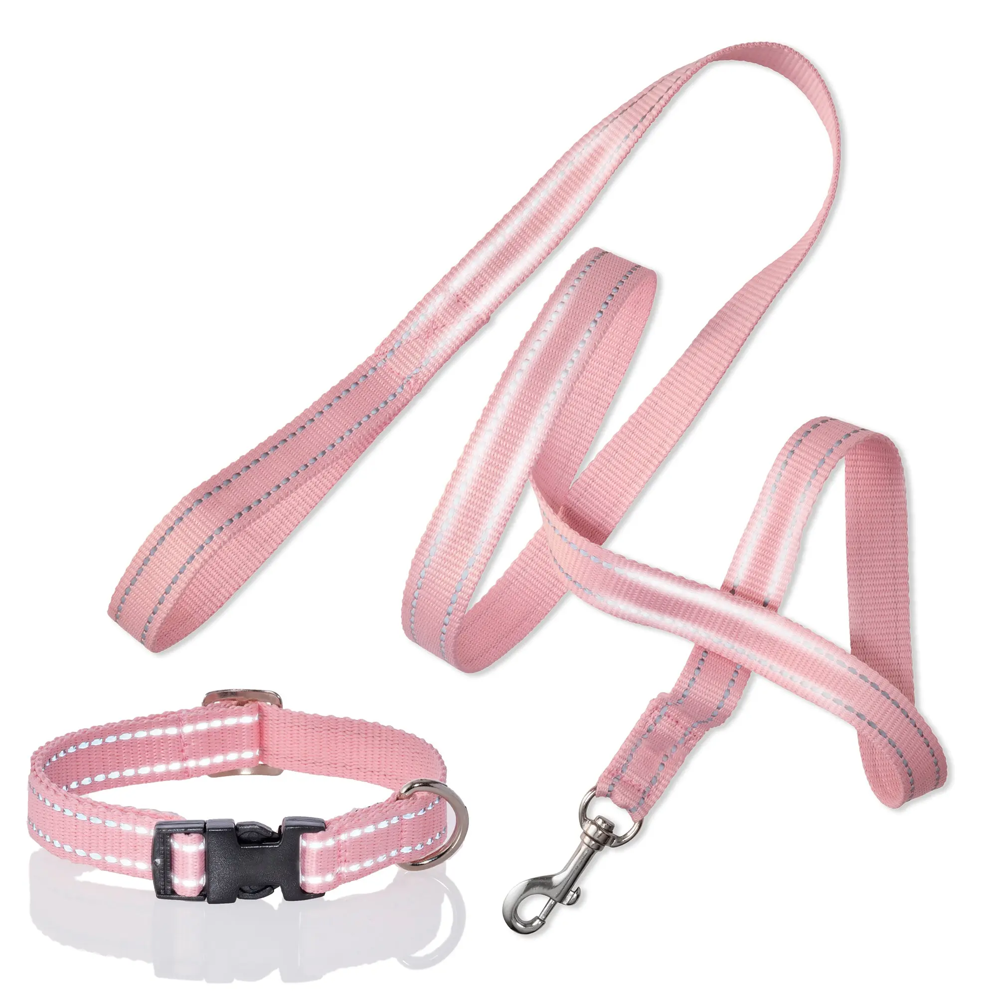 MAX - THE HARDY REFLECTIVE LEASH & COLLAR, 2-PACK