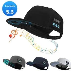 Outdoor Sports Visor Golf Peaked Cap Bluetooth Music Audio Cap Cross-border Bluetooth Headset Sun Hat