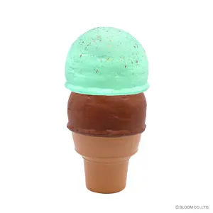 iBloom Squishy Super Soft Double Ice Cream Rich Choco Mint Mint Scent & Chocolate Scent Kawaii Soft Scented Slow Rising Stress Relief