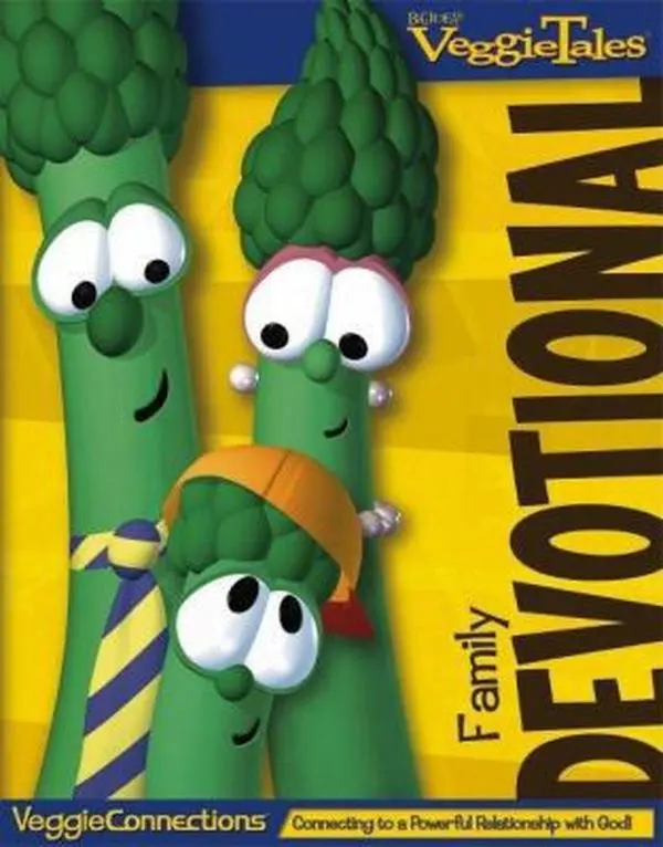 USED-Veggietales Family Devotional by Cindy Kenney (Hardcover)