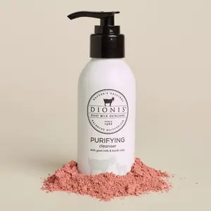 Dionis Purifying Cleanser with Kaolin Clay - Gentle Goat Milk Formula for Cleansing, Moisture & Hydration