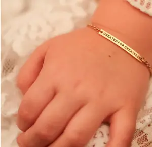 Kids Chain Engravings - Personalized Jewelry for Children, Versatile & Adorable, Comfortable for Daily Wear, Perfect Gift for Birthdays & Holidays