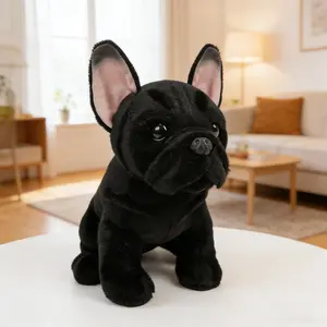 French Bulldog Puppy Stuffed Animal | Fury Dog Animal Doll | Children's Soft Toy Cuddly Stuffed Animal
