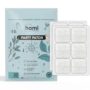Party Recovery Patches | 30 Patches | DHM + Revive Complex | 12-Hour Transdermal Support | Water-Resistant, Vegan | Wake Up Refreshed