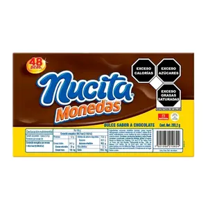 Nucita Monedas Chocolate Flavored Candy Coins 48 Pieces Pack Rich & Creamy Snack for Any Occasion