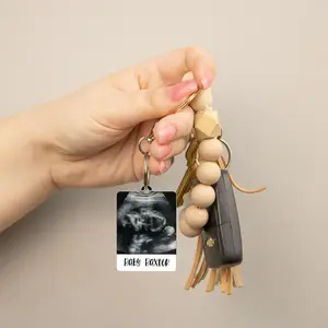 Ultrasound Photo Keychain | Sonogram Picture Keychain | Gift For Expecting Dad | Sonogram Gift For Mommy To Be | Baby Ultrasound Gifts