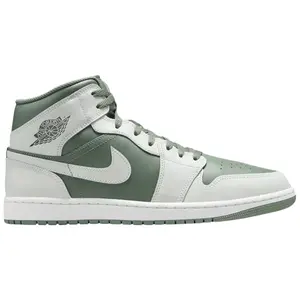 Nike Air Jordan 1 Mid Summit White Vintage Lichen DQ8426-107 Men's Fashion Shoes New