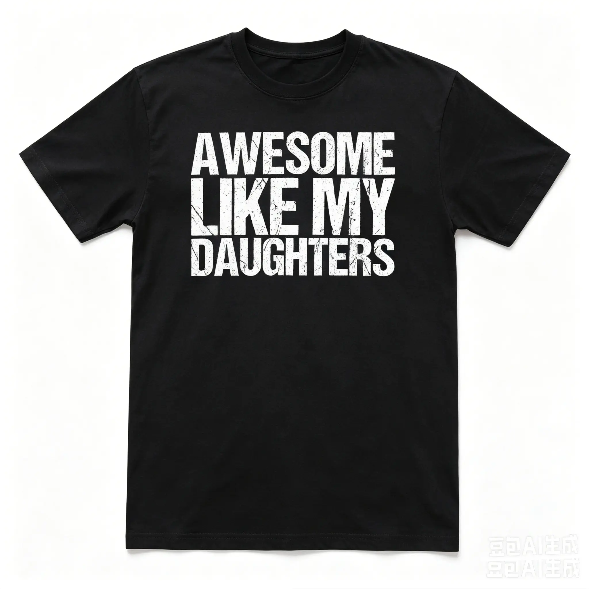 Comfort Colors Awesome Like My Daughters Shirt, Daughters Father's Day Tee, Daughters Gift For Father, Dad Of Daughters Shirt - ShamCren