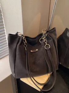 High quality texture niche design single shoulder tote bag, fashionable, simple, versatile, single shoulder underarm bag, casual work commuting single shoulder bag, suitable for daily use in outdoor commuting and other scenarios, Handbag Shoulder Purse