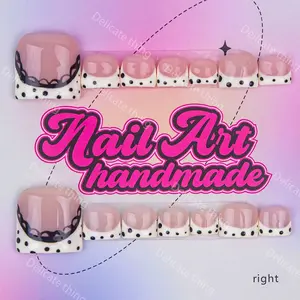 Delicate thing Y2K hand-made press-on toenails Handmade Nails four sizes to choose from (XS/S/M/L) Suitable for beach vacations and sandy beaches