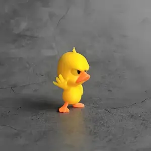New 3D Printed Toy, Creative Simulation Funny Angry Duck, Cute Duck Stress Relief, Decorative Craft Ornament, Fun Gift Idea
