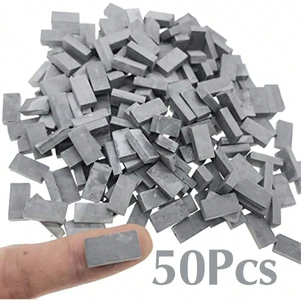 50pcs 1 to 16 grey