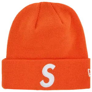 Supreme New Era S Logo Beanie (FW24) Orange