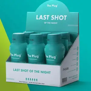 6 Bottles (6 Nights) The Plug Hydration Detox Electrolyte All Natural Anti Hangover Drink USA