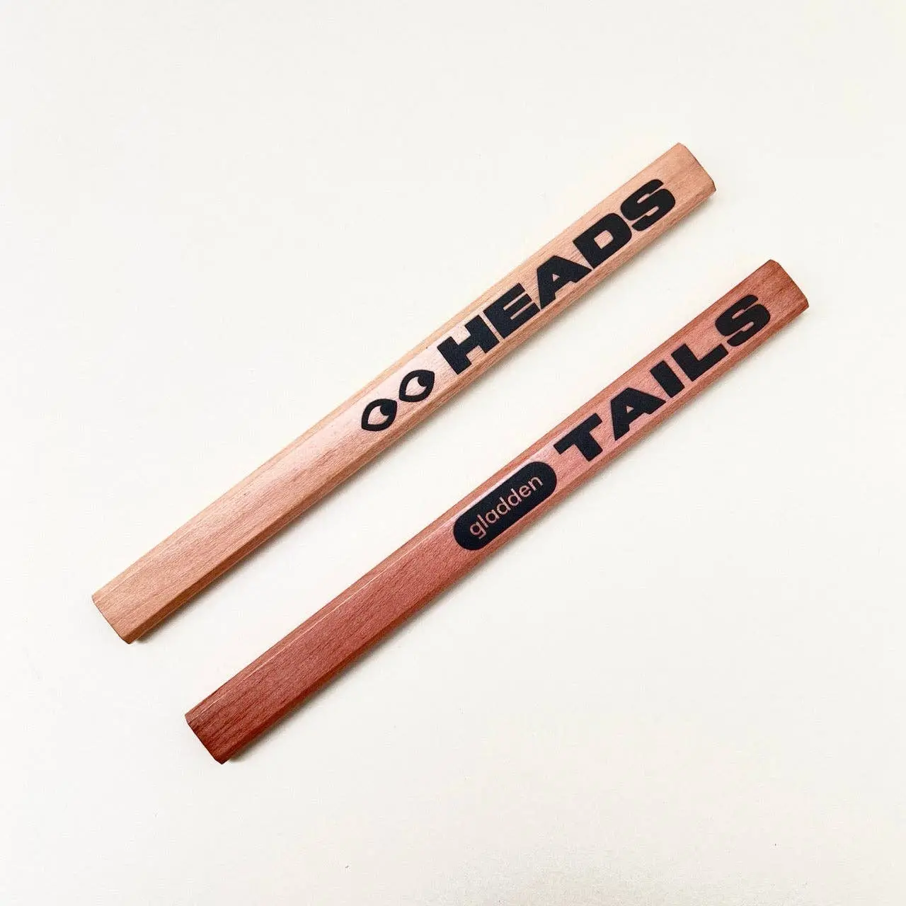 Heads-Tails Carpenter Wooden Pencil, Office Stationery Writing Tool for Construction Use, Wooden Pencil Pencils