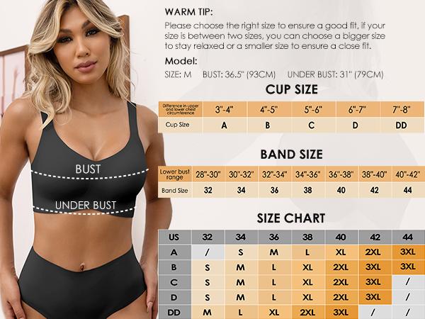 AsFairy Full Coverage Seamless Wireless Push Up Bra for Women Comfort V Neck Bralettes with Support