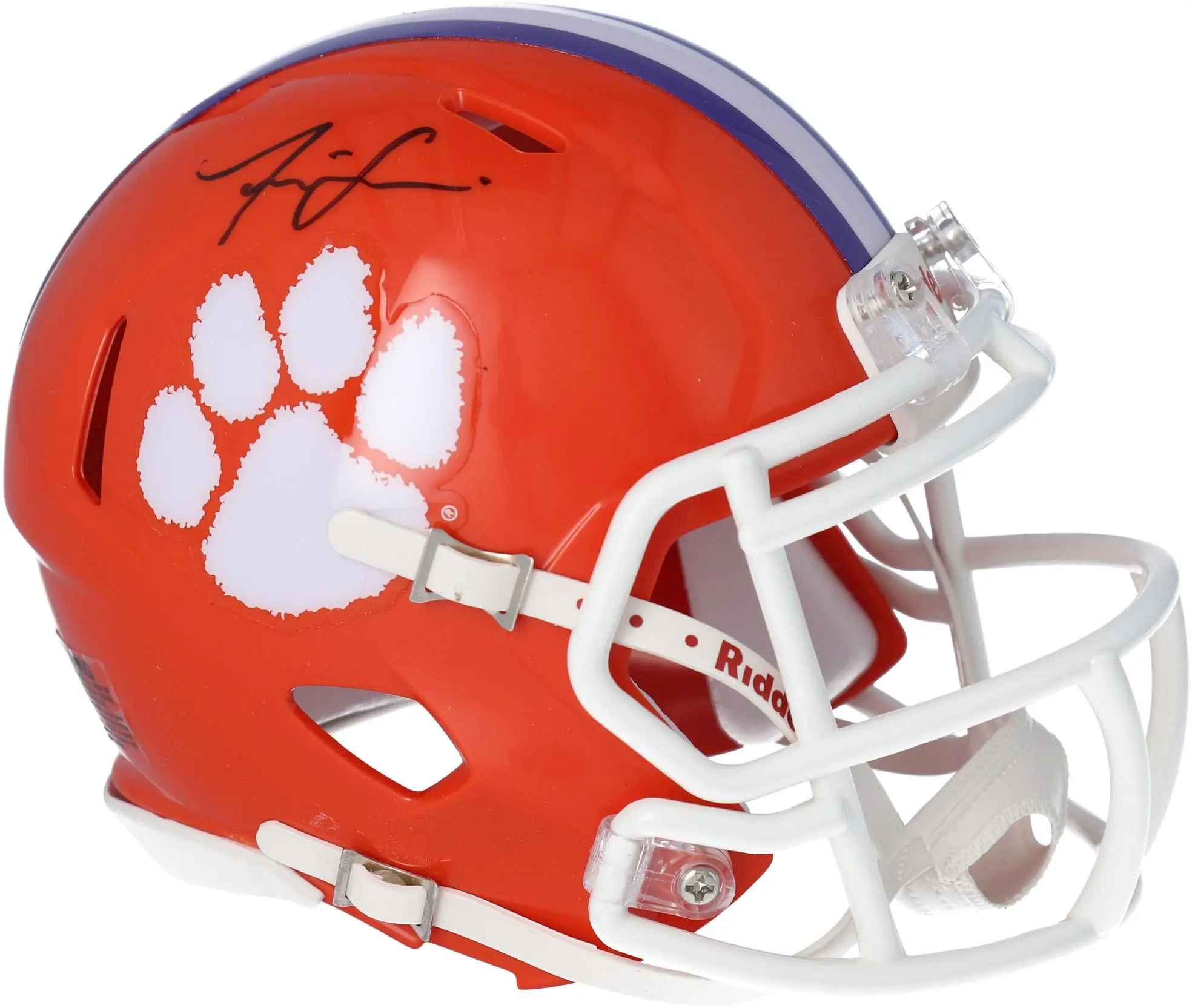Isaiah Simmons Clemson Tigers Autographed Riddell Speed Mini Helmet - Fanatics Authentic Certified