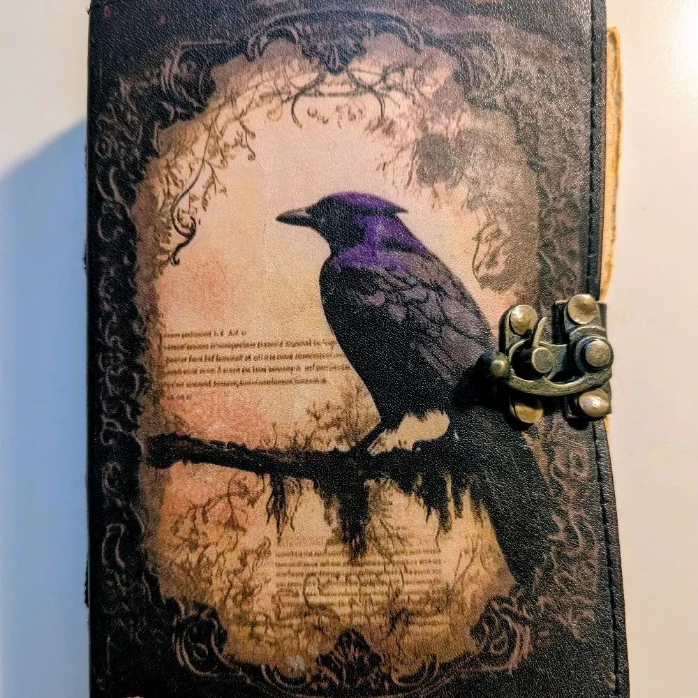 Premade Undated 12 Month Planner Journal in Gothic Style
