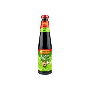 Lee Kum Kee Vegetarian Oyster Sauce 510g - Mushroom Flavored, Vegan Friendly, Premium Soy Sauce Base for Stir-fries & Asian Cuisine