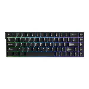 AJAZZ MINI 65% Layout AK680 V2 Wired Magnetic Switch Mechanical Keyboard 68 Key Compact Ergonomic Office Keyboard 8K Gaming Mechanical Keyboard RGB DIY Support Multiple Systems Suitable for Esports Games and Office, Gaming Accessories