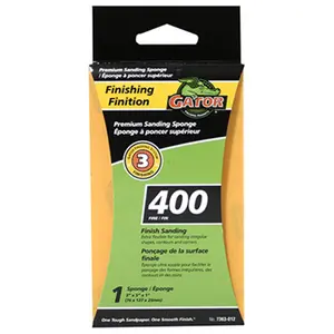 Ali Industries 7363 3 x 5 x 1 in. 400 Grit Jumbo Sanding Sponge