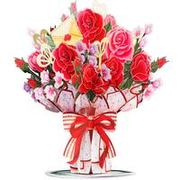 Valentine Bouquet Pop Up Card