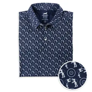 Wrestling Short Sleeve Polo - Takedown (Blue)