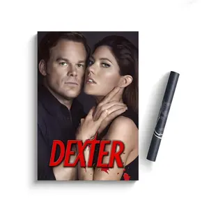 D-Dexter Poster Self-Adhesive Waterproof Art Sticker, Aesthetic Minimalist Artistic Wall Poster for Coffee Shop, Bar & Home Room Decoration