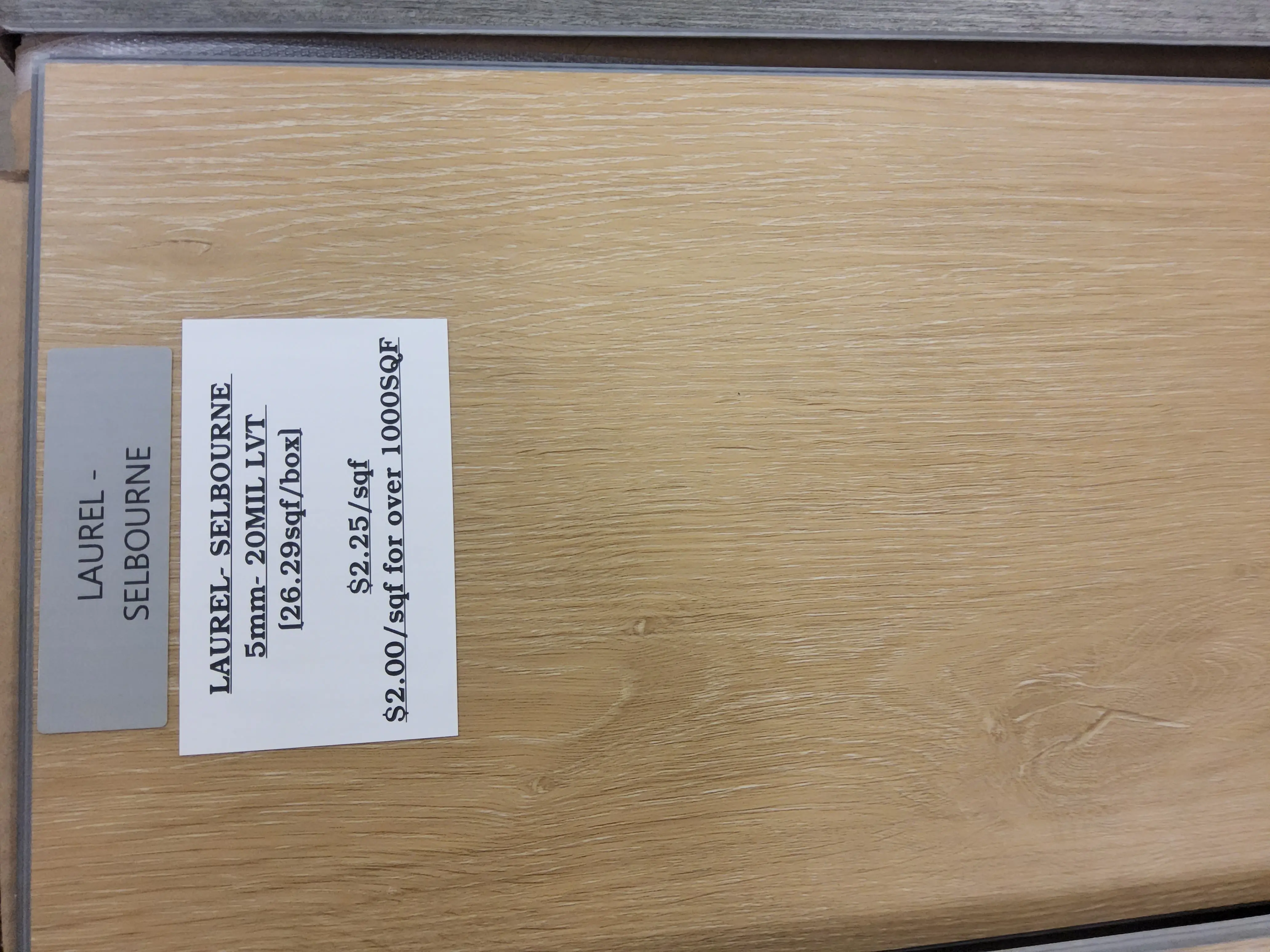 LAUREL SELBOURNE 20MIL 5mm- LVP Flooring (29.93sqf/box)