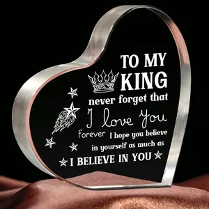 Gifts for Boyfriend, Boyfriend Christmas Gifts, Husband Gifts - I Love You Gifts for Him Anniversary Keepsake 3.9x3.9" - Birthday Valentines Day Gifts for Him Men