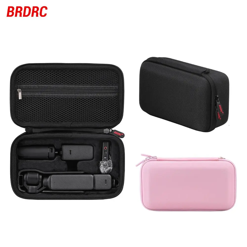 BRDRC Portable Storage Case for DJI Osmo Pocket 3, 1pc Shockproof Scratch-Resistant Handbag with Wrist Strap, Outdoors Travel Accessories, Photography Camera Accessories, Camera Zipper Bag