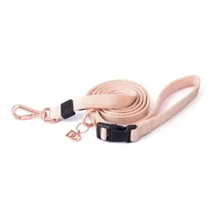 Secure-In-Place Dog Leash - Blush