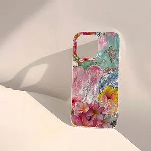 Mermaid Themed Phone Case, Cute Phone Protective Cover, Protection, Phone Accessory Compatible with iPhone 11 12 13 14 15 Pro Max, Casing