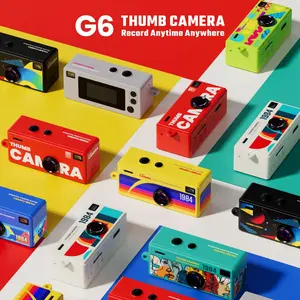 G6 mini thumb camera, suitable for students and children, ultra-compact pocket-sized digital camera, ideal for outdoor sports, travel, vlogging, and everyday photography, supports high-definition video recording