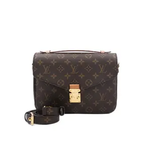 Pre-owned Louis Vuitton Leather Shoulder Bags Pochette Metis Medium Monogram JM BY01