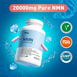 Wellori NMN Supplement 20000mg with PQQ GABA Resveratrol & Passion Fruit Extract Supports Anti-aging NAD+ Precursor