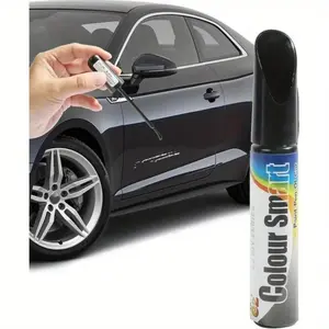 Waterproof exact match Car touch-up paint pen with glossy protective transparent spray function, professional automotive car scratch repair tool, suitable for deep or superficial car scratches restoration
